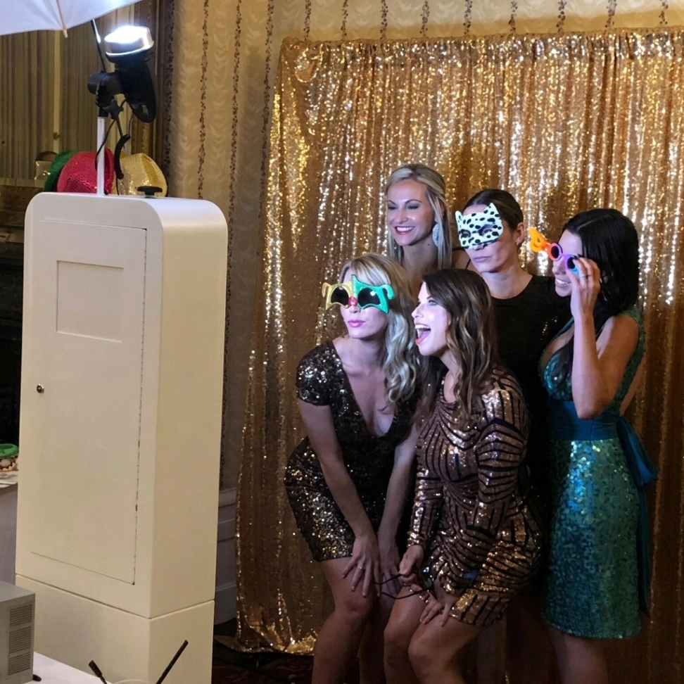 Diamond package photo booth rental for Harvey LA weddings, galas, and large celebrations