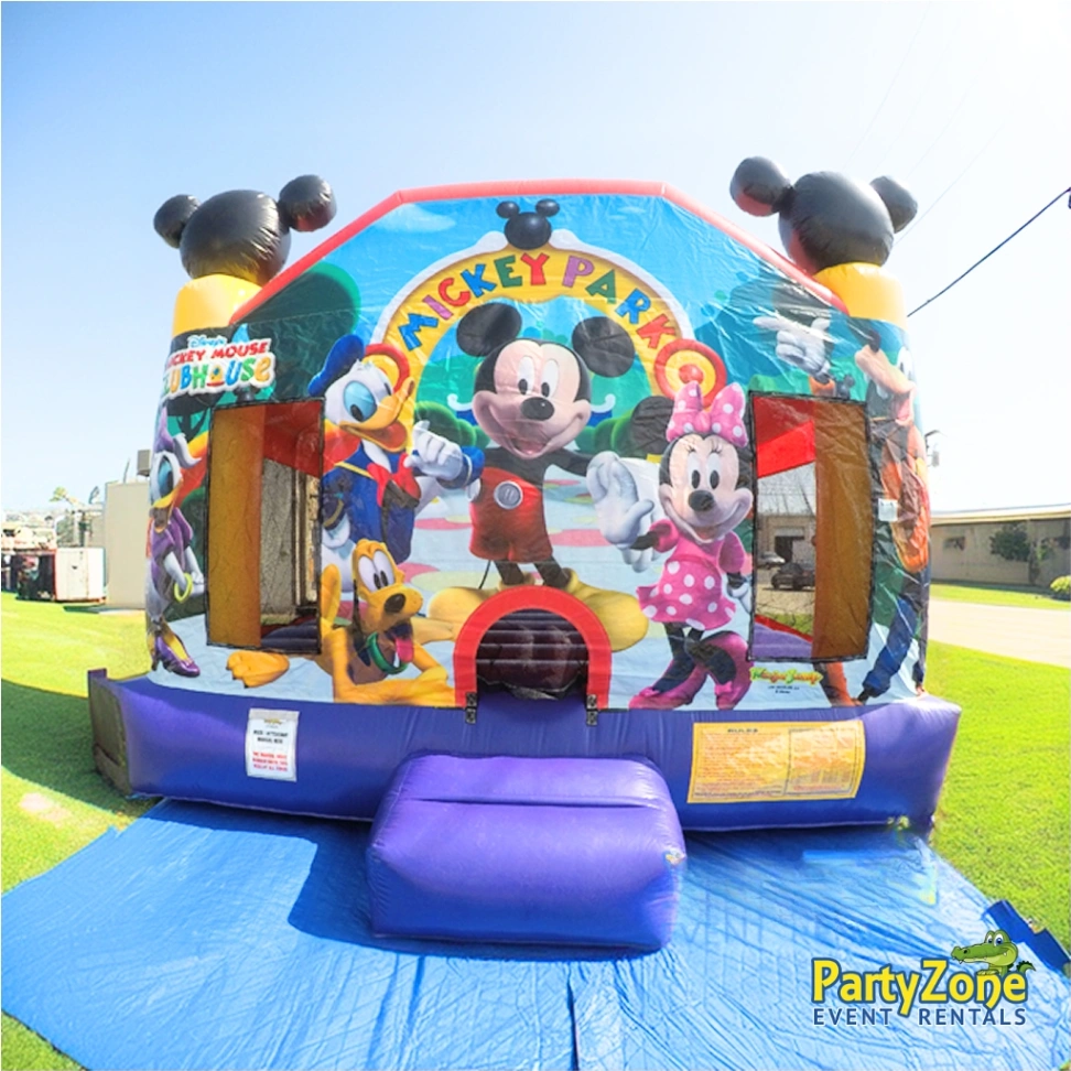 Mickey Mouse Clubhouse bounce house rental for Harvey LA toddler birthday parties in Woodmere